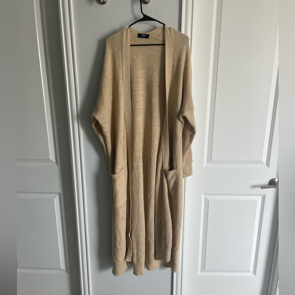 Able Long, Lightweight Cardigan Sweater